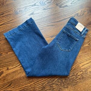 PAIGE Anessa Wide Leg Ankle Denim